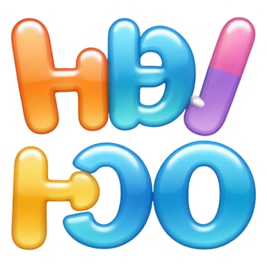 palabra hello! sticker