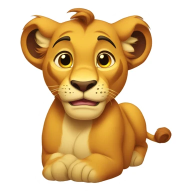 simba disney sticker