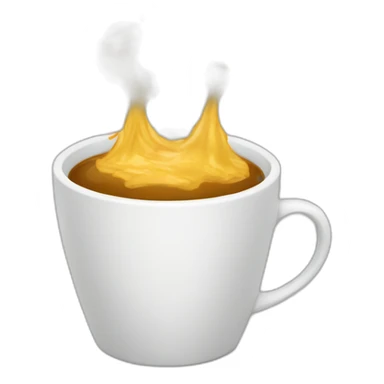 overflowing cup sticker