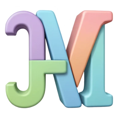 Word "ТОП" in 3D pastel letters, Pixar-style, hand-drawn texture, soft shadow, transparent background sticker