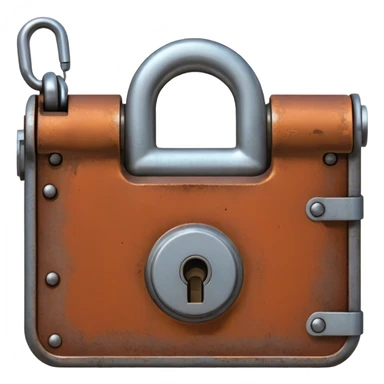 Open barn lock sticker