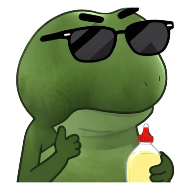 Diddy with baby oil sticker