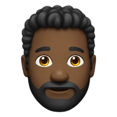 Homme noir gros avec des tresses collées sticker