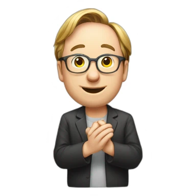 linus torvalds applauding sticker