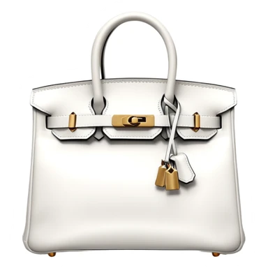 white hermes birkin bag sticker