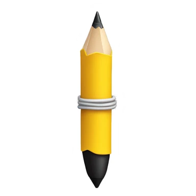 yellow emoji hand handing over a pen sticker