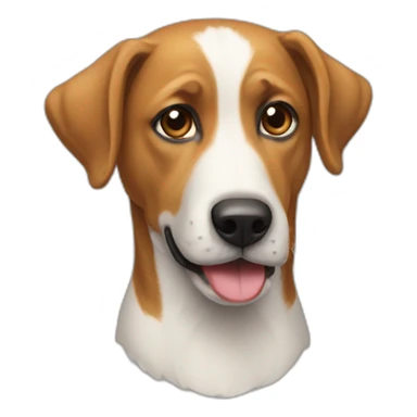 Un chien en costard sticker