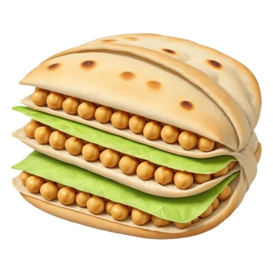 chickpeas pita sticker