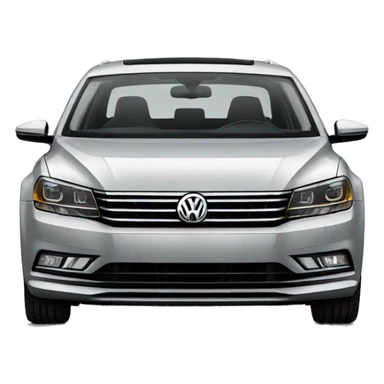 volkswagen passat black color sticker