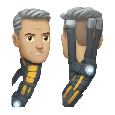 cables arm xmen sticker