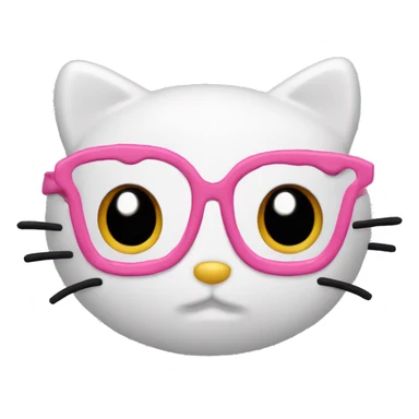 Hello kitty heart eyes  sticker