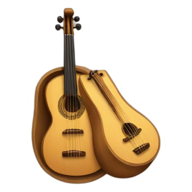 Arabic luth oud sticker