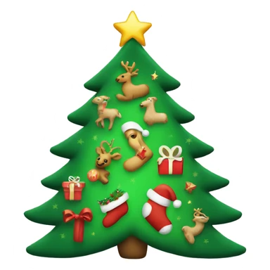 Merry christmas sign sticker