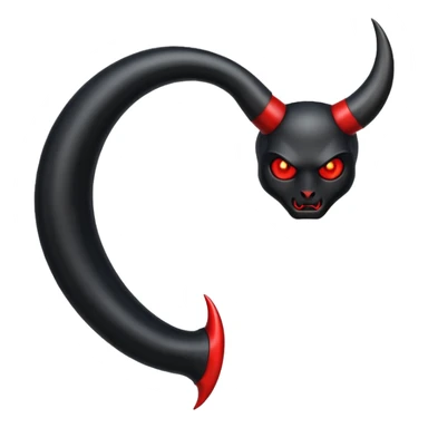 Devil horns sticker