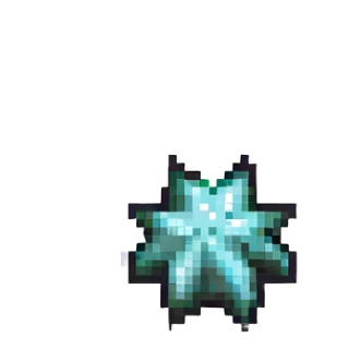 Make the 4-pointed star icon solid black, pixelated style, with no background. sticker