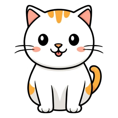 funny cat saying 'nub' sticker