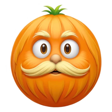 The Lorax with dihh and balls sticker