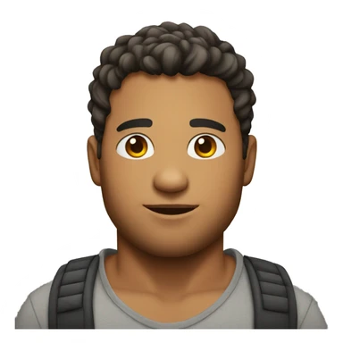 Handsome guy with a big belly sticker