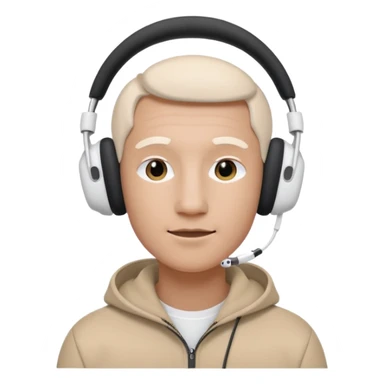 Airpods max un peut plus ouvert pour mettre une tete dedans sticker