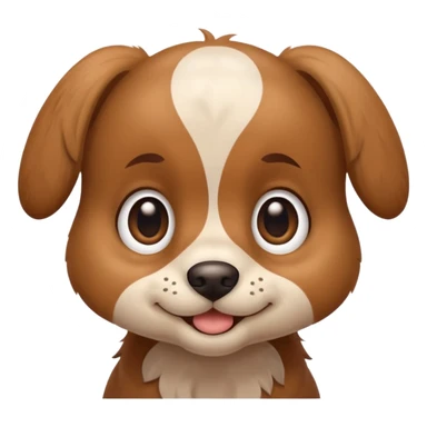 puppy dog eyes with a smirking face  sticker