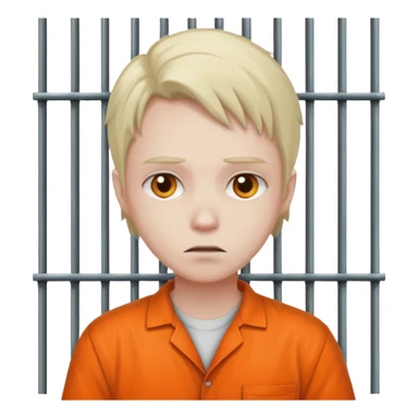 person in prison sticker
