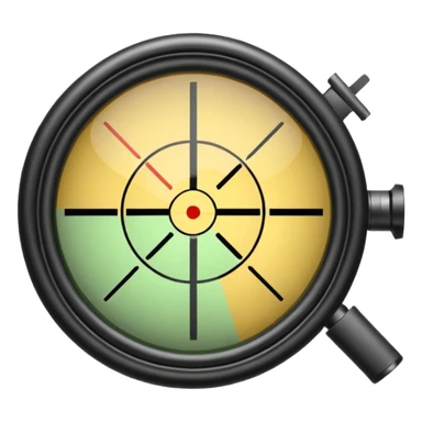 gun sight crosshairs sticker