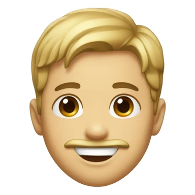 playful boy sticking out tongue with anchor beard sticker