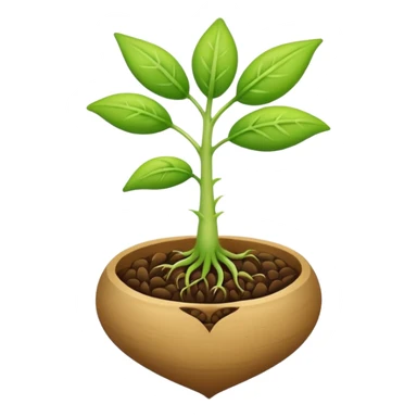 Germinating seed sticker