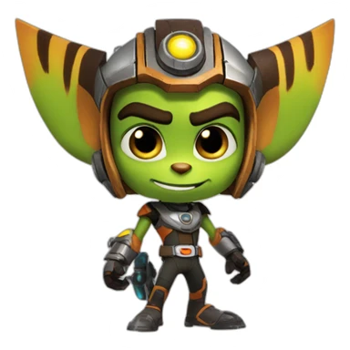 ratchet and clank sticker