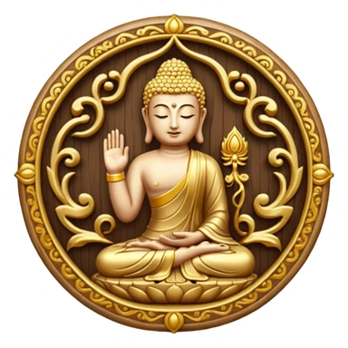 Staff of Budha sticker