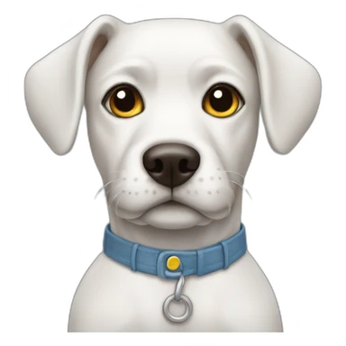 Dog in shirt sticker