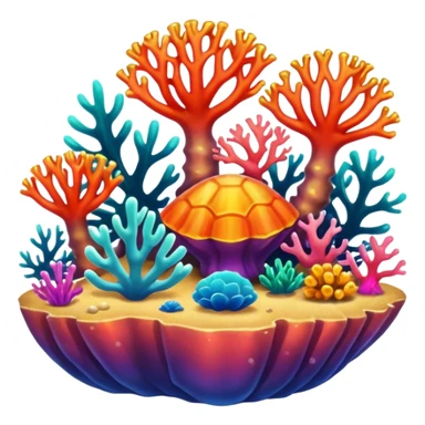 Coral Reef Treasure sticker