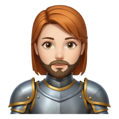 bearded knights women sticker