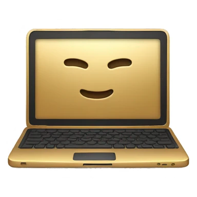 golden laptop screan clean sticker