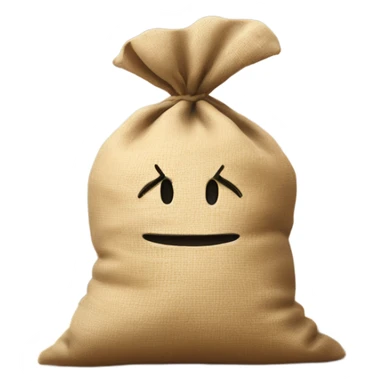 Sack on a table sticker