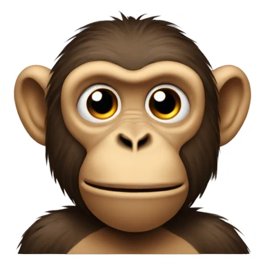 Monkey with a cigarette  sticker
