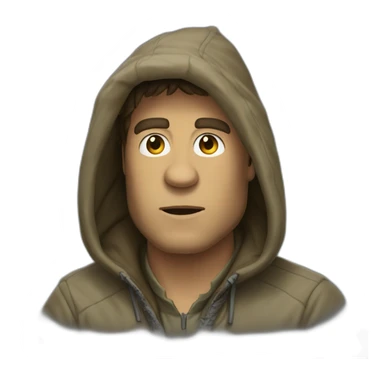 Kerchak cagoule sticker