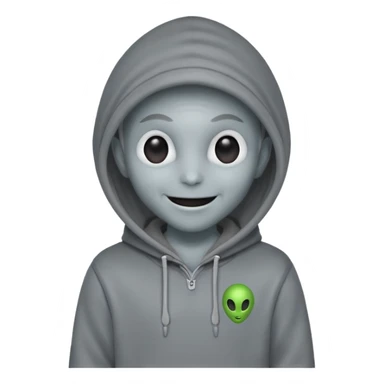 alien wear hoodie in guardian of the galaxy sticker