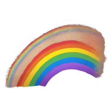 send love in rainbow colour sticker