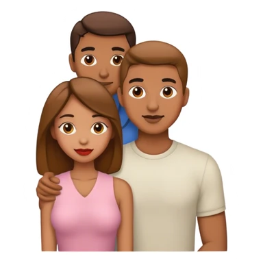 pareja de hombre y mujer enamorados sticker