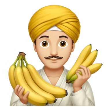 Bananas and nihang sticker