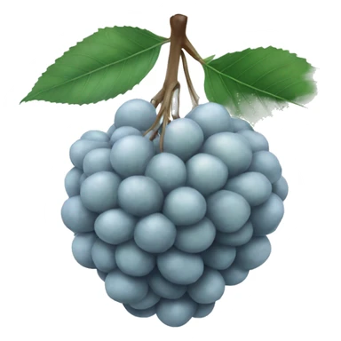 Blue Lychee Fruit sticker