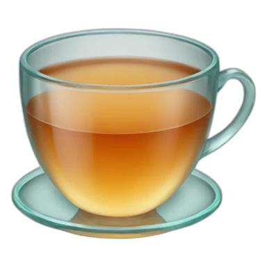 A Crystal cup of tea sticker