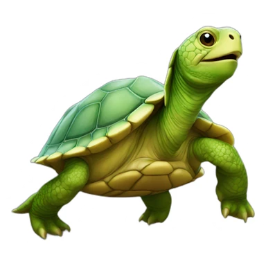 Tortue champion sticker