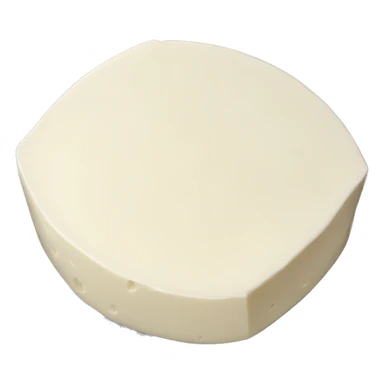 white cheese spread in a tray sticker