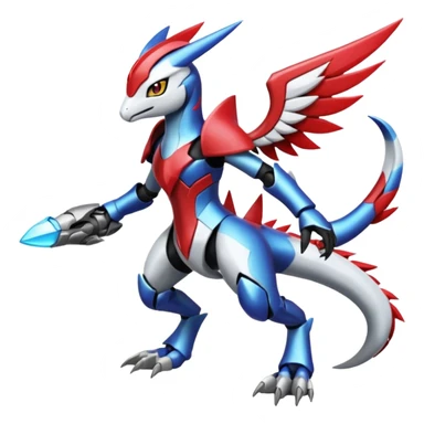 Meloetta-Latias-Wargreymon-Protogen-Pokémon-Digimon-Fakémon-fusion-hybrid-creature sticker