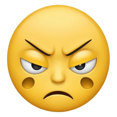 angry sad emoji  sticker