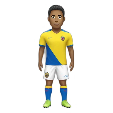 ecuador soccer player sticker