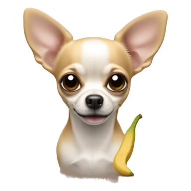 chihuahua vetido de platano sticker