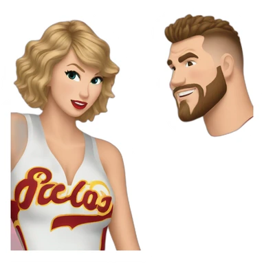 taylor swift and travis kelce sticker